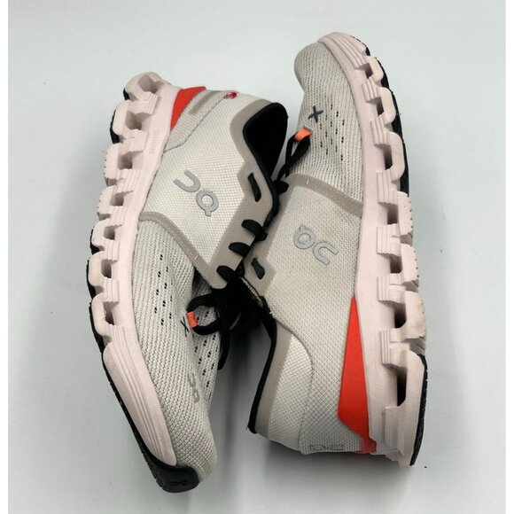 On Cloud Women's Gray/Coral X 4 Lightweight Athletic Running Shoes Sz  7.5 3021 - Picture 13 of 16